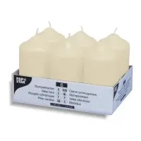 Papstar Stumpenkerzen 11,5 x 6 cm 6 St. creme