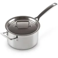 Le Creuset 3-ply Profitopf 18 cm silber