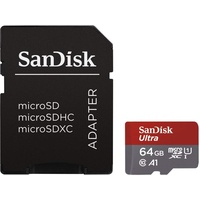 SanDisk Ultra microSD + SD-Adapter UHS-I U1 A1 100