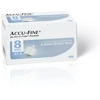 Roche ACCU-FINE Sterile Nadeln für Insulinpens 8 mm 100