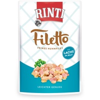 Rinti Filetto Huhn & Lachs in Jelly 24 x