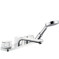 Hansgrohe Fertigmontageset Axor Urquiola 4-Loch Wannenrandarmatur chrom