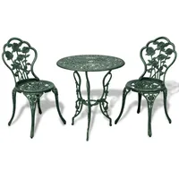 VidaXL Bistroset 3-tlg. grün