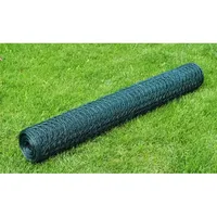 VidaXL Drahtzaun mit PVC-Beschichtung 25x0,5 m Grün
