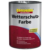 Consolan Wetterschutz-Farbe Profi 2,5 l taubenblau seidenglänzend