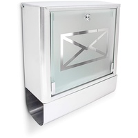 Relaxdays Edelstahl inkl. Zeitungsrolle (10020767)