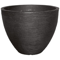 Geli Pflanzkübel Rillentopf  Ø 39 x 31 cm anthrazit
