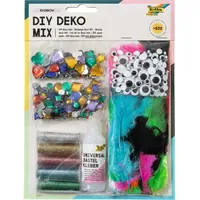 Folia Deko-Mix Bastelset 600 Teile mehrfarbig
