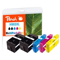 Peach PI300-768 Tinte Sparpack Plus Tintenpatronen kompatibel zu HP