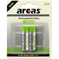 Arcas Akkus Ni-MH AA 2er Blister 800mAh 1,2V HR6