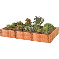 Juwel Profiline-Aufbausatz 190 x 121 x 26 cm terracotta
