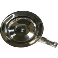 Dr. Junghans Stechbecken Edelstahl mit Griff und Deckel