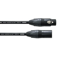Cordial CPM 3 FM-FLEX XLR Kabel Schwarz