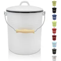 Krüger Mülleimer 10 l Weiß