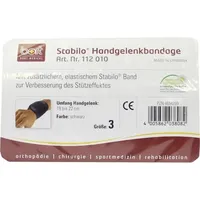 Bort Stabilo Handgelenkbandage schwarz Gr.3 1 st