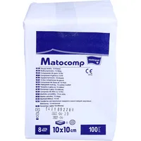 Seni Mullkompressen 10x10 cm unsteril 8-fach