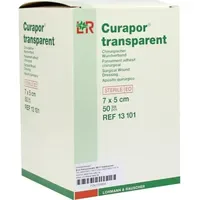Lohmann & Rauscher Curapor transparent Wundverband steril 7x5cm 50