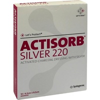 Solventum germany gmbh Actisorb 220 Silver 6,5x9,5 cm steril