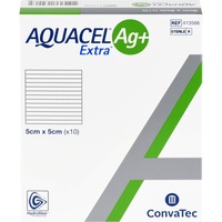 Convatec (Germany) GmbH Aquacel Ag+ Extra 5x5 cm Kompressen