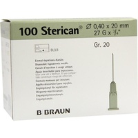 B. Braun Sterican Kanülen Luer-Lok 0,40x20mm Größe 2 0
