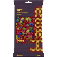 Hama Bügelperlen Maxi Mix Neonfarben 500 Stück