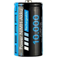 Pearl Akku Mono: NiMH-Akku Monozelle Typ D 10000 mAh