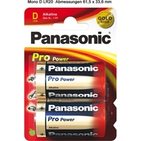 Panasonic LR20 Pro Power Mono Batterie 2er Blister Mono