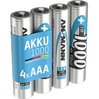 Ansmann NiMH Akku 1000 Micro AAA 950 mAh