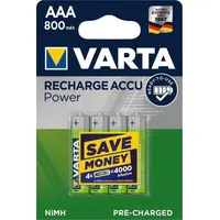 Varta Akku AAA Micro Ready2Use 800mAh 4er-Pack