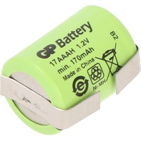 GP KAN 1/3AAA Micro 1,2 Volt 150mAh 15,00x10,00mm NiMH