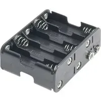 Goobay Batteriehalter 10x Mignon AA Druckknopfanschluss (L x B