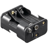 Goobay 6x Mignon AA Druckknopfanschluss (L x B x