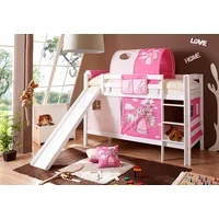 TICAA Etagenbett Lupo 90 x 200 cm Buche massiv