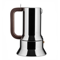 Alessi 9090 6 Tassen edelstahl/braun