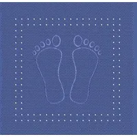 KLEINE WOLKE Rutschfeste Unterlage Foot, 55 x cm, blau