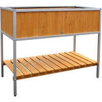 HABAU Hochbeet mit Aluminiumrahmen 115 x 53,5 x 89