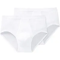 SCHIESSER Original Classics Sportslips mit Eingriff Doppelripp weiss XL