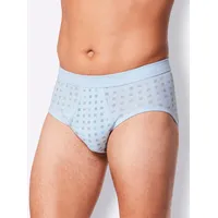 SCHIESSER Essentials Sportslips mit Eingriff hellblau kariert XXL 2er
