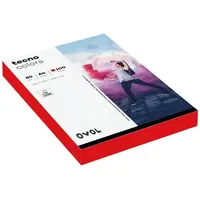 Inapa tecno colors A4 80 g/m2 100 Blatt intensivrot