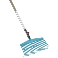 Gardena Rechenbesen mit Holzstiel Combisystem, 43 cm Arbeitsbreite