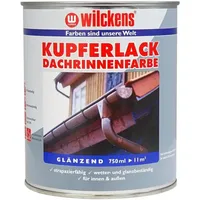 Wilckens Kupferlack Dachrinnenfarbe Braun 0,75 l