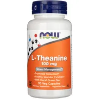 NOW Foods L-Theanine 100 mg veg Kapseln 90 St.