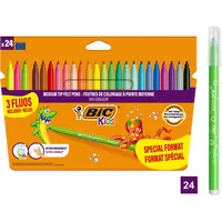 BIC Kid Couleur Filzstifte Set 24 St. mehrfarbig