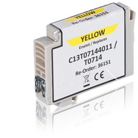 Kompatible Ware kompatibel zu Epson T0714 gelb