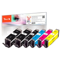 Peach Spar Pack Plus Tintenpatronen kompatibel zu Canon PGI-570,