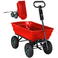 MIWEBA Dumper mit Kippfunktion und Traglast 300 kg rot