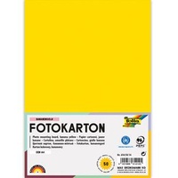 Folia Fotokarton gelb 300 g/qm 50 St.