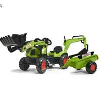 Falk Toys Baggerlader Claas mit Baggerarm und Anhänger (2040N)