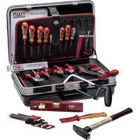 NWS Elektriker-Werkzeugkoffer Premium, 24-teilig - Werkzeugtasche/Montagekoffer