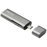 PNY R-TC-UA-3N1E01-RB Speicherkarten-Lesegerät, USB-Adapter